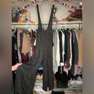 Art Class Black Glitter Jumpsuit